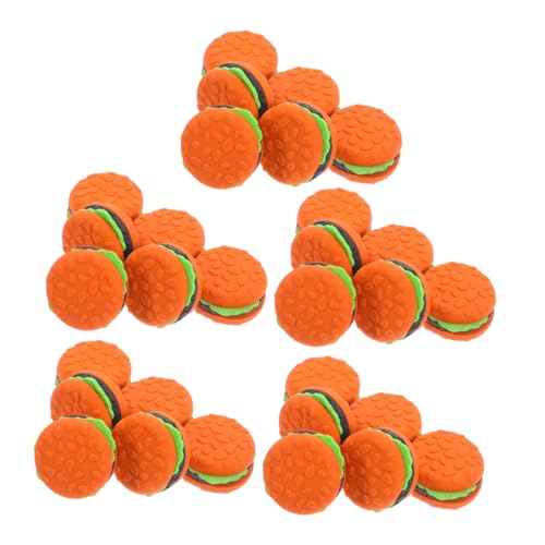 OSALADI 30 Stück Hamburger -radiergummi Süßes Briefpapier Kreativer Radiergummi Radiergummis Süß Mini-radiergummis Für Lebensmittel Radiergummis Für Mini-radierer von OSALADI