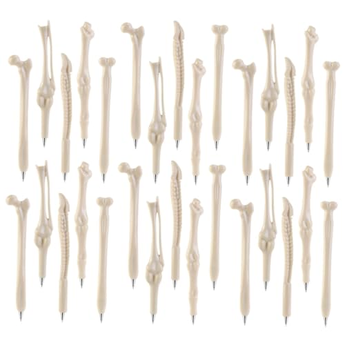 OSALADI 30 Stück Knochen Kugelschreiber Realistische Knochenform Stifte für Partys und Festivals Schwarze Mine Ergonomisches Design für Büro Schule und Kreative Anwendungen OSALADI 30 Stück Knochen Kugelschreiber Realistische Knochenform Stifte für Partys und Festivals Schwarze Mine Ergonomisches Design für Büro Schule und Kreative Anwendungen von OSALADI