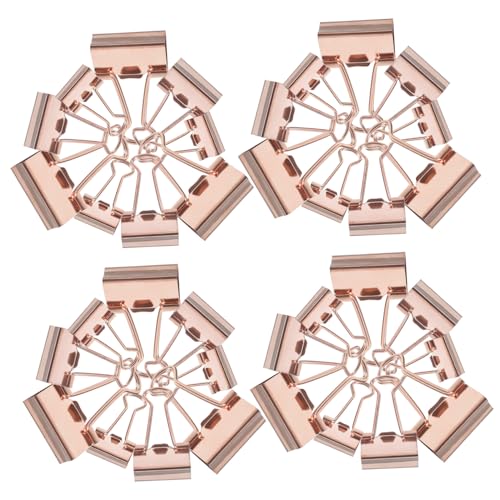 OSALADI 30 Stück Metall Büroklammern Rosegold Binder Clips für Dokumente Rechnungen und Bürobedarf Praktische und Stilvolle Büroorganisation für Zuhause und Büro OSALADI 30 Stück Metall Büroklammern Rosegold Binder Clips für Dokumente Rechnungen und Bürobedarf Praktische und Stilvolle Büroorganisation für Zuhause und Büro von OSALADI
