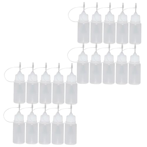 OSALADI 30 Stück Ölflasche Farbquetschflaschen Quetschflasche mit Präzisionsspitze Nadelkleber-Quetschflasche Präzisionsapplikatorflasche Gel-Applikatorflasche Plastik Weiß OSALADI 30 Stück Ölflasche Farbquetschflaschen Quetschflasche mit Präzisionsspitze Nadelkleber-Quetschflasche Präzisionsapplikatorflasche Gel-Applikatorflasche Plastik Weiß von OSALADI