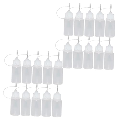 OSALADI 30 Stück Ölflasche Flaschen mit Präzisionsspitze Präzisionskleber Präzisions-Nadelapplikator feiner Tipp Kleberflasche Rostfreier Stahl Weiß OSALADI 30 Stück Ölflasche Flaschen mit Präzisionsspitze Präzisionskleber Präzisions-Nadelapplikator feiner Tipp Kleberflasche Rostfreier Stahl Weiß von OSALADI