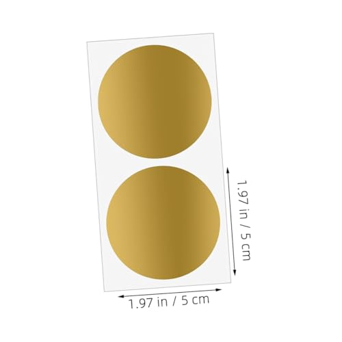 OSALADI 30 Stück Runde Scratch Off Sticker Selbstklebend Gold für DIY Rubbellose Gewinnspielkarten Abziehbar Ohne Rückstände Vielseitig Einsetzbar OSALADI 30 Stück Runde Scratch Off Sticker Selbstklebend Gold für DIY Rubbellose Gewinnspielkarten Abziehbar Ohne Rückstände Vielseitig Einsetzbar von OSALADI