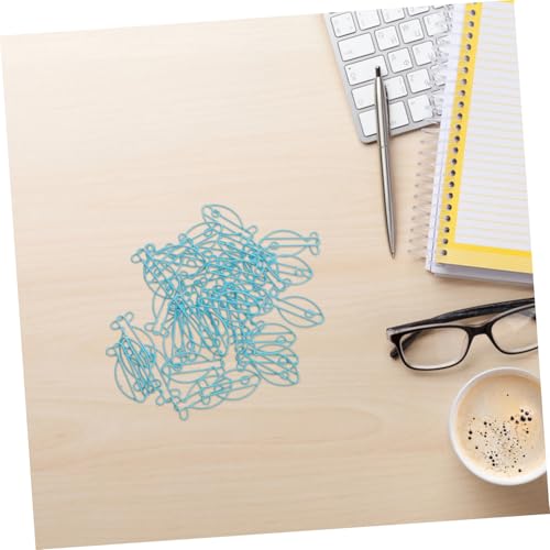 OSALADI 30 Stück Teiliges Büroklammern Fischform Metallclips Kreative Tiermotiv Büroklammern für Schule Büro Dokumentenorganisation Langlebig Sicher von OSALADI