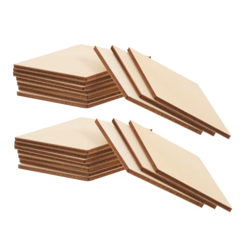 OSALADI 30 Stück Teiliges DIY Rhombus Holzscheiben aus Hochwertigem Holz Langlebig und Sicher Kreative Holzdekoration für Bastelprojekte für Weihnachtsbaum und Wanddekoration Vielseitig OSALADI 30 Stück Teiliges DIY Rhombus Holzscheiben aus Hochwertigem Holz Langlebig und Sicher Kreative Holzdekoration für Bastelprojekte für Weihnachtsbaum und Wanddekoration Vielseitig von OSALADI