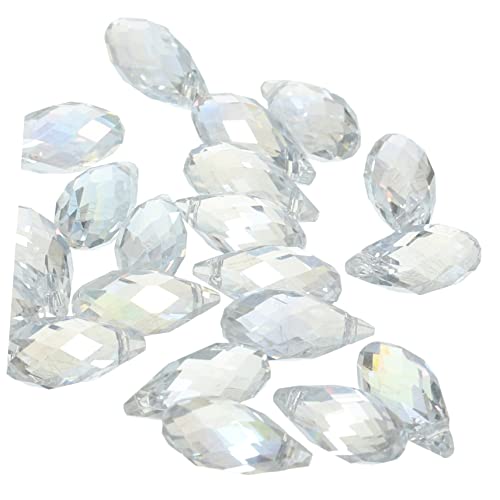 OSALADI 30 Stück Teiliges Facettierte Wassertröpfchen Glasperlen mit Seitenloch für Diy Schmuckherstellung Armband Halskette Haarschmuck Basteln OSALADI 30 Stück Teiliges Facettierte Wassertröpfchen Glasperlen mit Seitenloch für Diy Schmuckherstellung Armband Halskette Haarschmuck Basteln von OSALADI