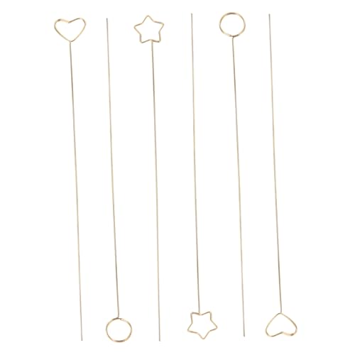 OSALADI 30 Stück Teiliges Metall Kartenhalter Clips für Blumenarrangements mit Herz Kreis und Stern Design Vielseitig als Tischkartenhalter Memo clip und Fotohalter für Hochzeit Party und OSALADI 30 Stück Teiliges Metall Kartenhalter Clips für Blumenarrangements mit Herz Kreis und Stern Design Vielseitig als Tischkartenhalter Memo clip und Fotohalter für Hochzeit Party und von OSALADI