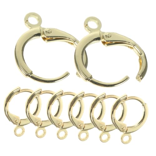 OSALADI 30 Stück Teiliges Ohrringhaken aus Metall Leicht und Glatt für DIY Schmuckherstellung Handgefertigte Ohrhaken für Bastelprojekte Vielseitig Kombinierbar und Angenehm zu Tragen OSALADI 30 Stück Teiliges Ohrringhaken aus Metall Leicht und Glatt für DIY Schmuckherstellung Handgefertigte Ohrhaken für Bastelprojekte Vielseitig Kombinierbar und Angenehm zu Tragen von OSALADI