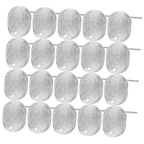 OSALADI 30 Stück Teiliges Ohrstecker Rohlinge aus Legierung Mattierte Runde DIY Ohrstecker Basen zum Selbermachen Langlebig Leicht für Schmuckherstellung OSALADI 30 Stück Teiliges Ohrstecker Rohlinge aus Legierung Mattierte Runde DIY Ohrstecker Basen zum Selbermachen Langlebig Leicht für Schmuckherstellung von OSALADI