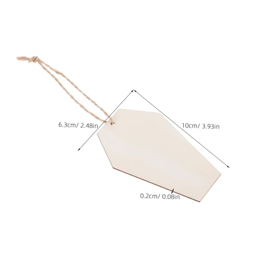 OSALADI 30 Stück Teiliges Unvollendeter Holzdekorationen Grabsteinform Blanke Bemalbare Holzscheiben für DIY Halloween Bastelprojekte Naturbelassene Leichte Holzstücke mit von OSALADI