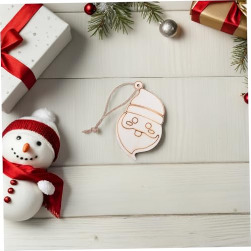 OSALADI 30 Stück Teiliges Weihnachts Santa Claus Holzornament Unlackierte Bemalbare Holzscheiben mit Vorgestanztem Aufhängeschnur Vielseitig für Diy Basteln Wand und Baumdekoration OSALADI 30 Stück Teiliges Weihnachts Santa Claus Holzornament Unlackierte Bemalbare Holzscheiben mit Vorgestanztem Aufhängeschnur Vielseitig für Diy Basteln Wand und Baumdekoration von OSALADI