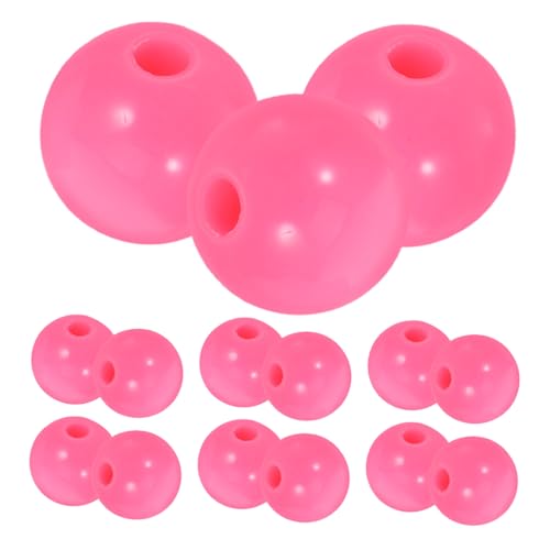 OSALADI 300 Stück Acryl Rundperlen mit Geradem Robuste Spacer Perlen für Schmuckherstellung Leichte DIY Armband und Halskettenperlen in Kratzfest und Glänzend OSALADI 300 Stück Acryl Rundperlen mit Geradem Robuste Spacer Perlen für Schmuckherstellung Leichte DIY Armband und Halskettenperlen in Kratzfest und Glänzend von OSALADI
