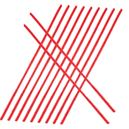 OSALADI 300 Stück Chenilledraht Bastelstäbchen Rot Flexibel Gedrehte Stäbe für DIY Handwerk Originelles Basteln Zubehör OSALADI 300 Stück Chenilledraht Bastelstäbchen Rot Flexibel Gedrehte Stäbe für DIY Handwerk Originelles Basteln Zubehör von OSALADI