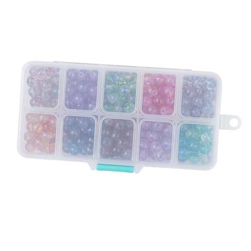 OSALADI 300 Stück Diy Glasperlen Kreative Rissglasperlen für Schmuck Armbänder und Bunte Bead Zubehör für Bastelprojekte OSALADI 300 Stück Diy Glasperlen Kreative Rissglasperlen für Schmuck Armbänder und Bunte Bead Zubehör für Bastelprojekte von OSALADI