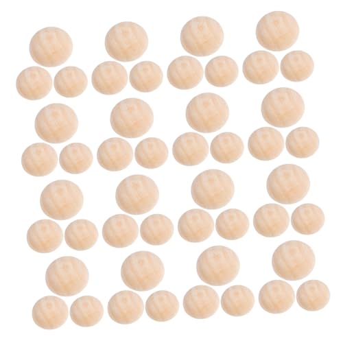 OSALADI 300 Stück Halbrunde Holzperlen Unbehandelte Holzklötze für DIY Schmuck Bastelprojekte Puppenherstellung Weihnachtskränze und Dekorationen Holzrundlinge OSALADI 300 Stück Halbrunde Holzperlen Unbehandelte Holzklötze für DIY Schmuck Bastelprojekte Puppenherstellung Weihnachtskränze und Dekorationen Holzrundlinge von OSALADI