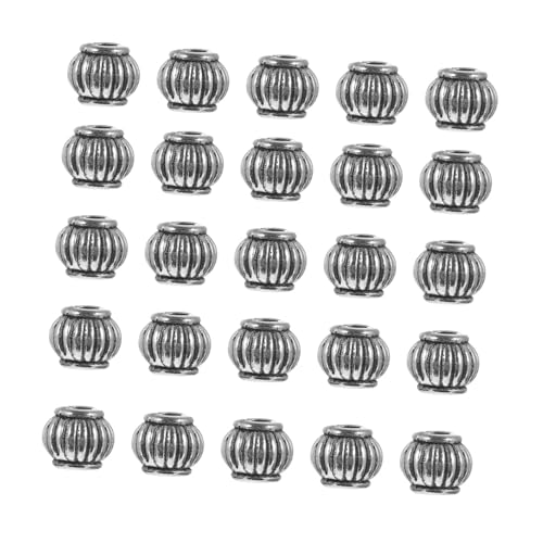OSALADI 300 Stück Schmuckzubehör Bastelt Abstandsperlen Kürbisperlen Armbandzubehörs Kürbisanhänger Perlen zur Schmuckherstellung Laterne Abstandsperlen lose Perle Legierung Silber OSALADI 300 Stück Schmuckzubehör Bastelt Abstandsperlen Kürbisperlen Armbandzubehörs Kürbisanhänger Perlen zur Schmuckherstellung Laterne Abstandsperlen lose Perle Legierung Silber von OSALADI