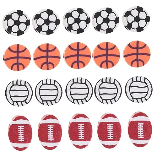 OSALADI 300 Stück Sport Themen Perlen Polymer Abstandshalter für Schmuckherstellung Vielseitige Diy Bastelperlen für Armband Halskette Ohrringe Robust und Langlebig Gemischte Sportarten von OSALADI