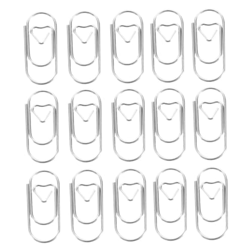 OSALADI 300 Stück Teiliges Mini Metall Paperclips Robuste Kleine Büroklammern für Schule Büro und Zuhause Silberfarbene Dokumentenklammern Tragbare Kompakte Organizer Clips OSALADI 300 Stück Teiliges Mini Metall Paperclips Robuste Kleine Büroklammern für Schule Büro und Zuhause Silberfarbene Dokumentenklammern Tragbare Kompakte Organizer Clips von OSALADI