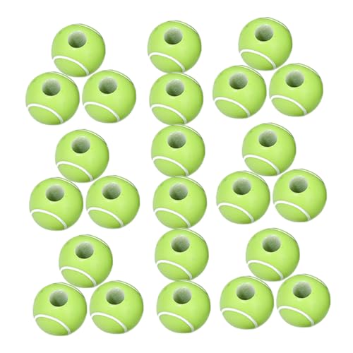 OSALADI 300 Stück Tennisperlen Schmuck Halskette Perlen zum Selbermachen kleine Perlenanhänger kleine Tennisballperlen Perlen für Tennisbälle Perlen-Anhänger Sportfangeschenk Acryl OSALADI 300 Stück Tennisperlen Schmuck Halskette Perlen zum Selbermachen kleine Perlenanhänger kleine Tennisballperlen Perlen für Tennisbälle Perlen-Anhänger Sportfangeschenk Acryl von OSALADI