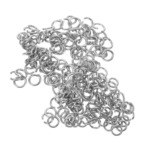 OSALADI 300 Stück open jump rings biegeringe o-förmiger spaltring Schmuckverbinder Silver OSALADI 300 Stück open jump rings biegeringe o-förmiger spaltring Schmuckverbinder Silver von OSALADI