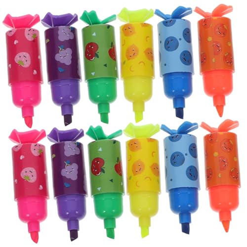 OSALADI 30Stücke Mini Textmarker Bonbonform Süße Pastell Highlighter für Schule Partys und Kreative Sichere und Marker für Kleine Hände OSALADI 30Stücke Mini Textmarker Bonbonform Süße Pastell Highlighter für Schule Partys und Kreative Sichere und Marker für Kleine Hände von OSALADI
