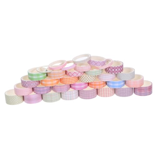 OSALADI 32 Rollen Gitter Dekorationsband Scrapbook Gitterband Masking Washi Tape Gitter Washi Tape Ästhetisches Journal Zubehör Scrapbook Klebeband Für Journaling OSALADI 32 Rollen Gitter Dekorationsband Scrapbook Gitterband Masking Washi Tape Gitter Washi Tape Ästhetisches Journal Zubehör Scrapbook Klebeband Für Journaling von OSALADI