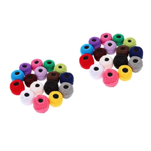 OSALADI 32 Rollen Teiliges Stickgarn Set Baumwollfaden für Kreuzstich und Handarbeiten pro Umweltfreundliche Bunte Sticktwist Fäden für DIY Bastelbedarf und Zufällige Zufällige Farbe OSALADI 32 Rollen Teiliges Stickgarn Set Baumwollfaden für Kreuzstich und Handarbeiten pro Umweltfreundliche Bunte Sticktwist Fäden für DIY Bastelbedarf und Zufällige Zufällige Farbe von OSALADI