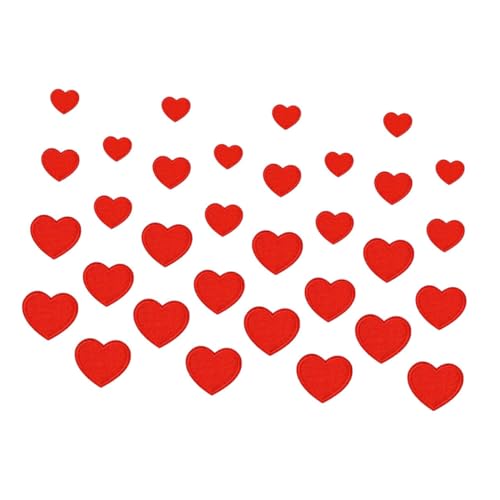 OSALADI 32 Stück Teiliges Rote Bestickte Herz-patches Bügel Nähapplikationen für Kleidung Jeans Rucksäcke Schuhe Langlebige Farbintensive Diy-dekoration für Jacken und Hosen OSALADI 32 Stück Teiliges Rote Bestickte Herz-patches Bügel Nähapplikationen für Kleidung Jeans Rucksäcke Schuhe Langlebige Farbintensive Diy-dekoration für Jacken und Hosen von OSALADI