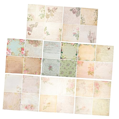 OSALADI 32 Stück Vintage Scrapbooking Teiliges Diy Bastelpapier mit Retro Muster für Tagebuch Fotoalbum und Handarbeiten für Dekoration und Persönliche Gestaltung OSALADI 32 Stück Vintage Scrapbooking Teiliges Diy Bastelpapier mit Retro Muster für Tagebuch Fotoalbum und Handarbeiten für Dekoration und Persönliche Gestaltung von OSALADI