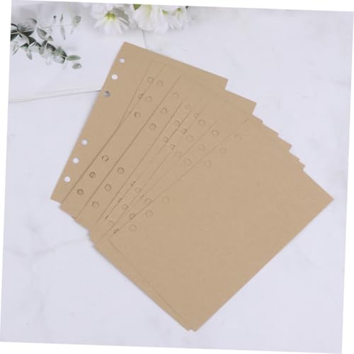 OSALADI 320 Blatt Nachfüllpapier Blanko Kraftpapier Ringbuch Ersatzpapier für Studenten Büro Alltag Reise Spiralnotizbuch Kompatibel OSALADI 320 Blatt Nachfüllpapier Blanko Kraftpapier Ringbuch Ersatzpapier für Studenten Büro Alltag Reise Spiralnotizbuch Kompatibel von OSALADI