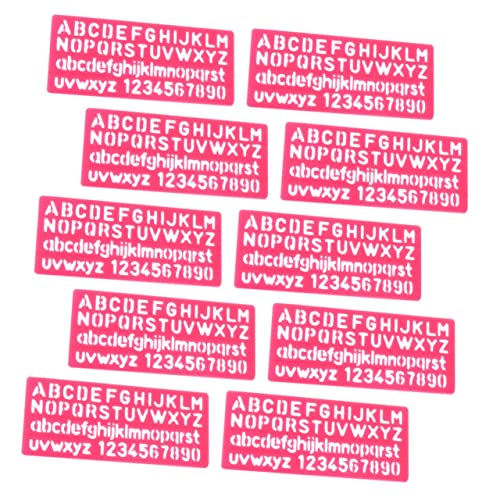 OSALADI 32Stücke Alphabet Schablonen für Wiederverwendbare Kunststoff Malschablonen Zufälligen Farben Lernwerkzeug für Kreative DIY Kunstwerke und Bastelprojekte OSALADI 32Stücke Alphabet Schablonen für Wiederverwendbare Kunststoff Malschablonen Zufälligen Farben Lernwerkzeug für Kreative DIY Kunstwerke und Bastelprojekte von OSALADI