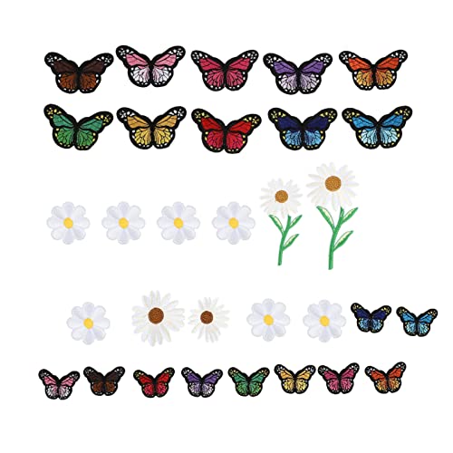 OSALADI 33Stücke Stickerei Patches Aufnäher zum Bügeln Applikationen für Kleidung Selbstgemacht Dekoration Stoffreparatur für Kinder und Erwachsene OSALADI 33Stücke Stickerei Patches Aufnäher zum Bügeln Applikationen für Kleidung Selbstgemacht Dekoration Stoffreparatur für Kinder und Erwachsene von OSALADI