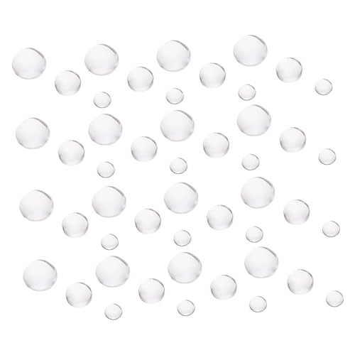 OSALADI 350 Stück Resin Dekor Flatback Runde Aufnäher Patches für DIY Handwerk Schmuckherstellung und Haarspangen Zubehör Kratzfest Bruchfest für Scrapbook und Individuelle Bastelprojekte von OSALADI
