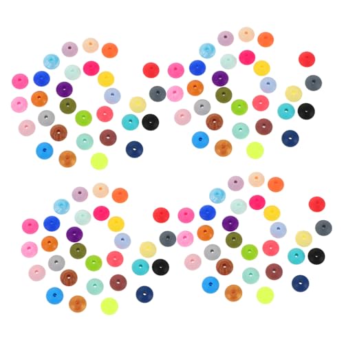 OSALADI 350 Stück Silikon Linsenperlen für Armband Schmuckherstellung Strapazierfähige Abakus Spacer Perlen für Schlüsselanhänger Halskette DIY Basteln Bunte Farben Mix OSALADI 350 Stück Silikon Linsenperlen für Armband Schmuckherstellung Strapazierfähige Abakus Spacer Perlen für Schlüsselanhänger Halskette DIY Basteln Bunte Farben Mix von OSALADI