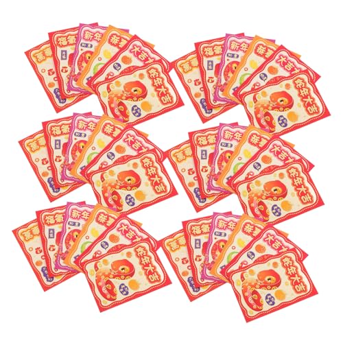 OSALADI 36 Stück Cartoon-Schlangenumschlag Umschlag für das Schlangenjahr Frühlingsfestes Rote Umschläge Glück Geldbeutel rote pakete des chinesischen neujahrsfests roter Umschlag Papier OSALADI 36 Stück Cartoon-Schlangenumschlag Umschlag für das Schlangenjahr Frühlingsfestes Rote Umschläge Glück Geldbeutel rote pakete des chinesischen neujahrsfests roter Umschlag Papier von OSALADI