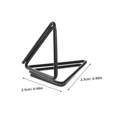OSALADI 36 Stück Teiliges Dreieckiger Memo Clips aus Aluminiumlegierung Vielseitige Tischkartenhalter und Notizklammern Stabile Büroklammern für Fotos Notizen und Tischdekoration Schwarz OSALADI 36 Stück Teiliges Dreieckiger Memo Clips aus Aluminiumlegierung Vielseitige Tischkartenhalter und Notizklammern Stabile Büroklammern für Fotos Notizen und Tischdekoration Schwarz von OSALADI