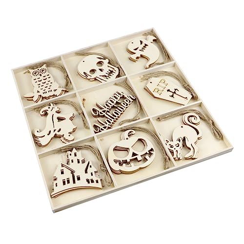 OSALADI 36 Stück Teiliges Holz Deko Halloween Verschiedene Geschnitzte DIY Holzanhänger Leichte Langlebige Holzhandwerke Beidseitig Glatt Umweltfreundlich für Basteln und Outdoor Deko OSALADI 36 Stück Teiliges Holz Deko Halloween Verschiedene Geschnitzte DIY Holzanhänger Leichte Langlebige Holzhandwerke Beidseitig Glatt Umweltfreundlich für Basteln und Outdoor Deko von OSALADI