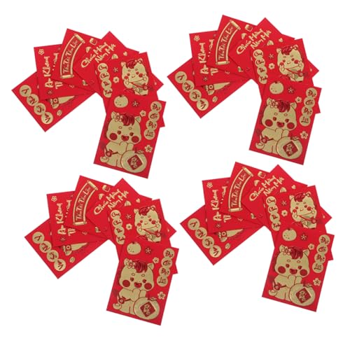 OSALADI 360 Stück Jahr des Pferdroten Pakets Chinesische Umschläge für Geld Schlauchrote Umschläge 2026 rotes paket des neuen jahres Chinesische Geldumschläge Red umhüllt Geld Papier von OSALADI