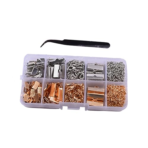 OSALADI 371Stücke DIY Schmuckherstellungsset mit Goldene Kettenschnalle und Zubehör für für Langlebigen Gebrauch OSALADI 371Stücke DIY Schmuckherstellungsset mit Goldene Kettenschnalle und Zubehör für für Langlebigen Gebrauch von OSALADI