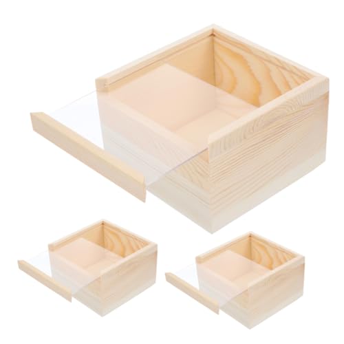 OSALADI 3Er-Box schmuckschatulle aus holz Kuriosität Antiquität gleiten Schublade Deckel kleiner Schmuck-Organizer Aufbewahrungsbox für Schmuck aus Holz Schmuckkoffer Acryl OSALADI 3Er-Box schmuckschatulle aus holz Kuriosität Antiquität gleiten Schublade Deckel kleiner Schmuck-Organizer Aufbewahrungsbox für Schmuck aus Holz Schmuckkoffer Acryl von OSALADI