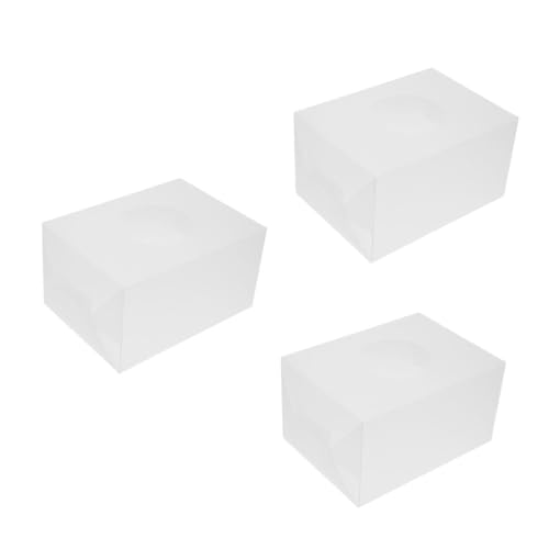 OSALADI 3Er-Packung -Box verlosen Tombolaboxen für Tickets Hochzeit Anregung stapelbar Wahlurnen für Tombola Gewinnspielboxen Tombolaboxen mit Schlitz quadratische Tombola pp Weiß von OSALADI