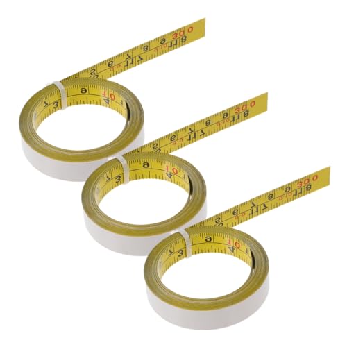 OSALADI 3Roll Selbstklebendes Stahl-maßband mit Zentimeterskala Langlebig Präzise Doppelte Einheiten Einfach zu Befestigen Lang für Holzarbeiten und Zeichentisch OSALADI 3Roll Selbstklebendes Stahl-maßband mit Zentimeterskala Langlebig Präzise Doppelte Einheiten Einfach zu Befestigen Lang für Holzarbeiten und Zeichentisch von OSALADI