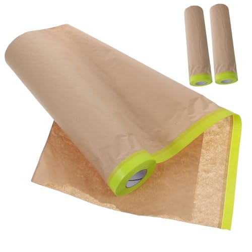 OSALADI 3Rollen Maskierungspapier Transparentes Abdeckpapier für Malerarbeiten Schutz von Möbeln Fahrzeugen für Kreative Projekte Leicht Zuschneidbar OSALADI 3Rollen Maskierungspapier Transparentes Abdeckpapier für Malerarbeiten Schutz von Möbeln Fahrzeugen für Kreative Projekte Leicht Zuschneidbar von OSALADI