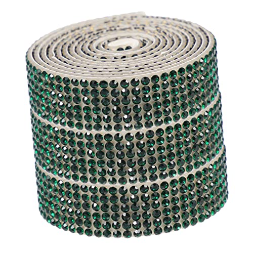 OSALADI 3Rollen Selbstklebendes Strassband Yards Glänzende Dekorationsstreifen für DIY Handwerksprojekte Tragenresistent für Telefon und Autodekoration von OSALADI