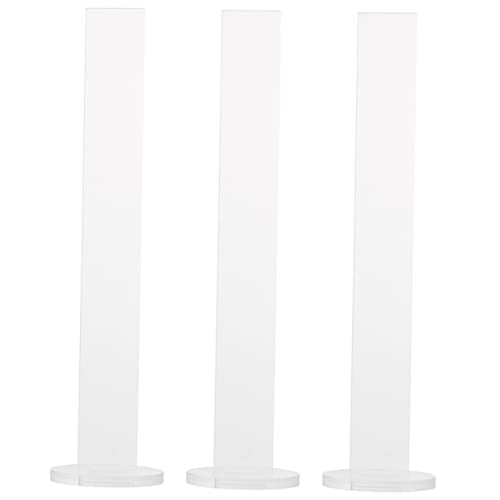 OSALADI 3Sätze Acryl Regalgestell für Washi Tape Teiliges Transparent Leicht Zugänglich zur Organisation von Bastelbedarf und Klebeband aus Gesundem Acrylmaterial Gefertigt von OSALADI