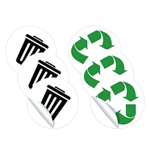 OSALADI 3Sätze Recyclingaufkleber für Mülleimer Selbstklebende Etiketten für Abfalltrennung Langlebig und Geeignet für Mülltonnen und Glatte Oberflächen OSALADI 3Sätze Recyclingaufkleber für Mülleimer Selbstklebende Etiketten für Abfalltrennung Langlebig und Geeignet für Mülltonnen und Glatte Oberflächen von OSALADI