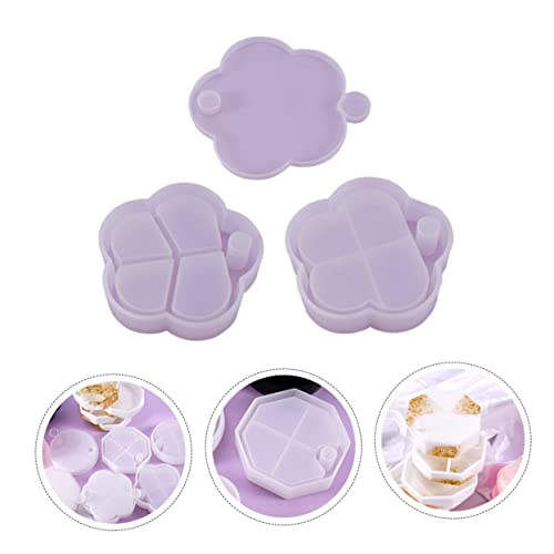 OSALADI 3Stücke Epoxidharz Formen Multifunktionale Silikonform für DIY Schmuck Kristallblume Aufbewahrungsbox Leicht zu Entformen und Einfach zu Reinigen OSALADI 3Stücke Epoxidharz Formen Multifunktionale Silikonform für DIY Schmuck Kristallblume Aufbewahrungsbox Leicht zu Entformen und Einfach zu Reinigen von OSALADI