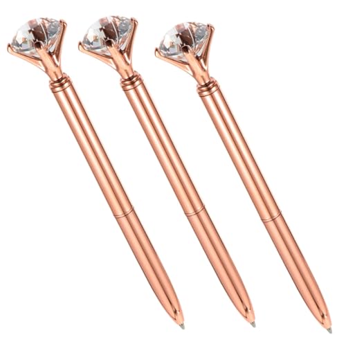 OSALADI 3Stücke Kugelschreiber Kreative Metallkugelschreiber für Büro Tragbares Design mit Trocknung und Fidget Funktion und Bastelarbeiten von OSALADI