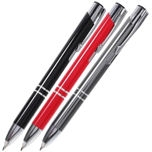 OSALADI 3Stücke LED Kugelschreiber mit Licht Metall Taschenlampenstift für Nächtliches Schreiben Büro Briefpapier Beleuchteter Stift OSALADI 3Stücke LED Kugelschreiber mit Licht Metall Taschenlampenstift für Nächtliches Schreiben Büro Briefpapier Beleuchteter Stift von OSALADI
