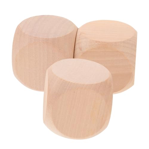 OSALADI 3Stücke Leere Holzwürfel Unbehandelte DIY Bastelwürfel für Projekte für Spiele und Party Dekoration Gleichmäßige Form OSALADI 3Stücke Leere Holzwürfel Unbehandelte DIY Bastelwürfel für Projekte für Spiele und Party Dekoration Gleichmäßige Form von OSALADI