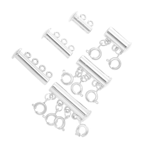 OSALADI 3Stücke Magnetverschlüsse für Armbänder DIY Schmuckzubehör für Projekte Sicher und Langlebig Silberfarben für Persönliche Bastelarbeiten OSALADI 3Stücke Magnetverschlüsse für Armbänder DIY Schmuckzubehör für Projekte Sicher und Langlebig Silberfarben für Persönliche Bastelarbeiten von OSALADI